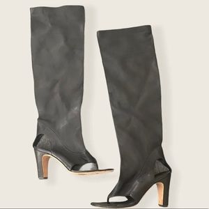 Like New Runway Chanel Over The Knee-High boots